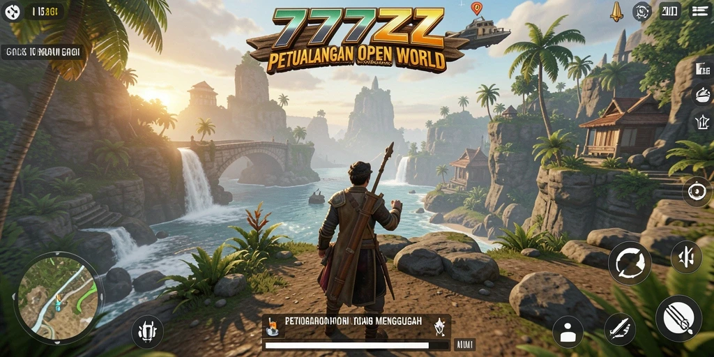 Tampilan dunia terbuka yang menakjubkan dalam 777ZX.