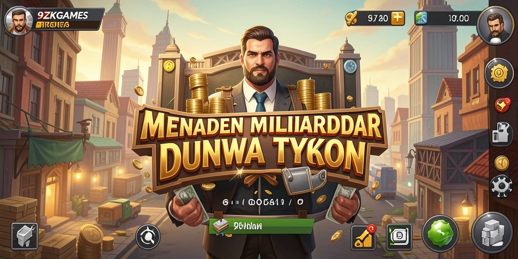 Menampilkan gameplay menarik di dunia Tycoon.