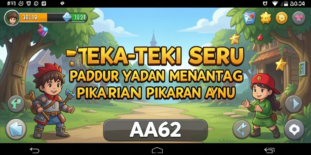 Tampilan gameplay menarik dari game Puzzle AA62.