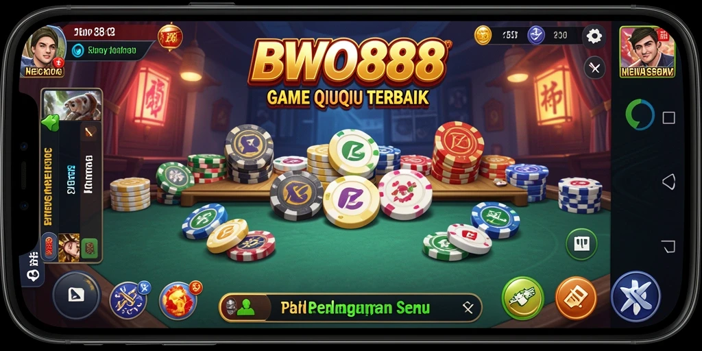 Screenshot BWO888 menampilkan suasana kompetitif QiuQiu yang seru.
