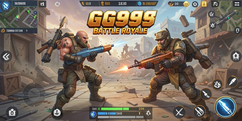 Gameplay seru dan intens di arena Battle Royale.