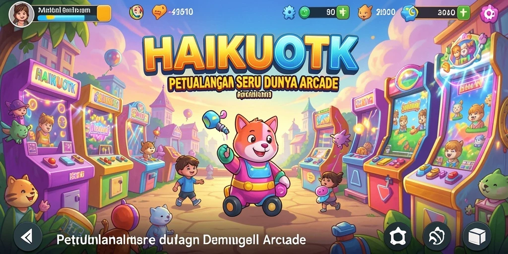 Tampilan gameplay HAIKUOTK yang penuh aksi dan seru.