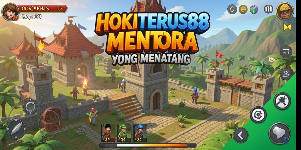 Tampilan gameplay HOKITERUS88 yang menegangkan dalam Tower Defense.