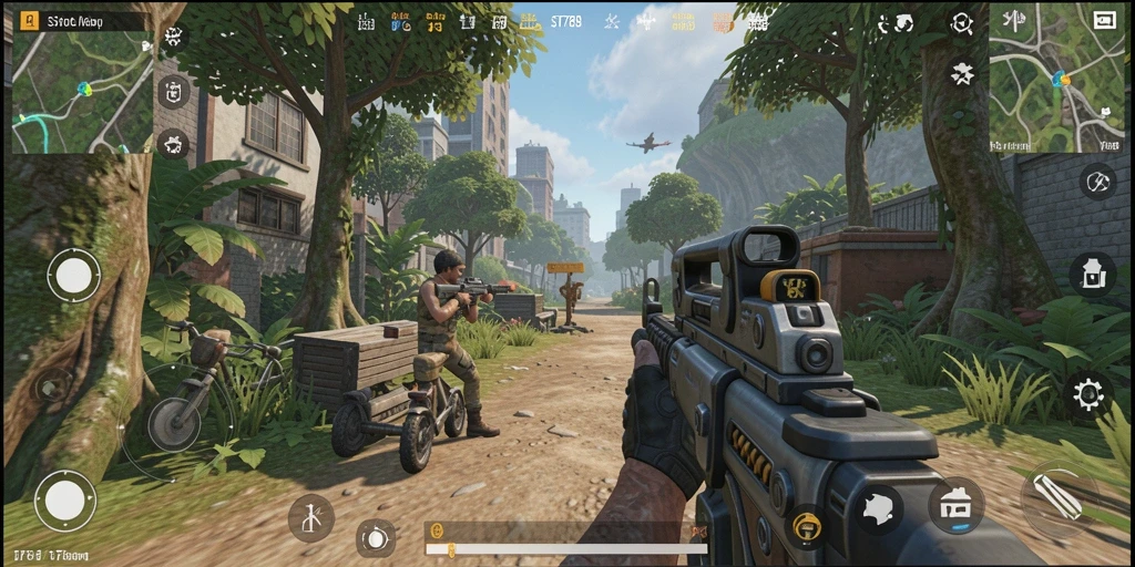 Tampilan gameplay ST789 yang menegangkan dan seru.